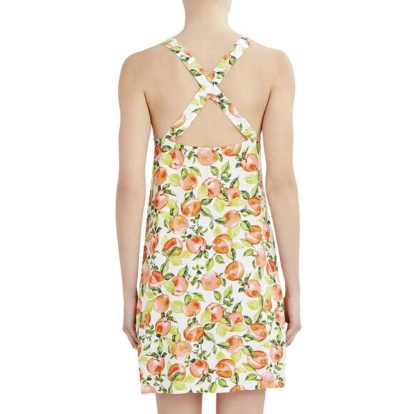 BCBG Paris Peach in Paradise All Occasion Rayon Cover-Up Dress Size Small - Picture 2 of 11